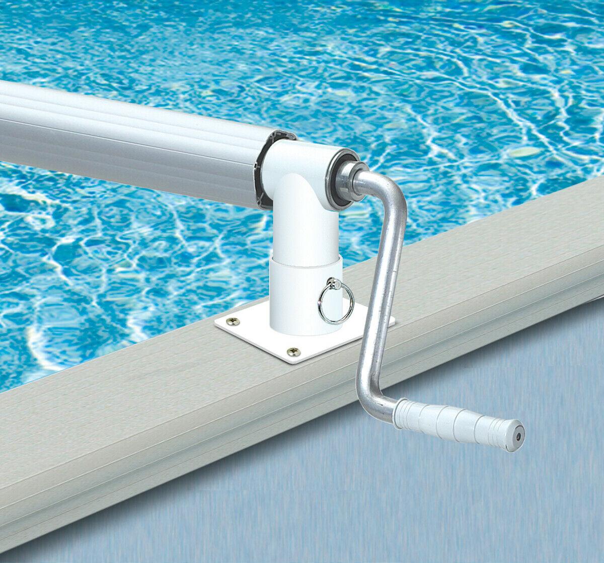 hydrotools non-corrosive metal solar reel system for above ground swimming pools