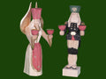 Angel And Miner LarColoured Seiffen ErzgebirChristmas Snow Star New