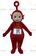 BIGGYMONKEYmascot costume of Po, the famous red alien from the Teletubbies