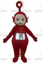 BIGGYMONKEYmascot costume of Po, the famous red alien from the Teletubbies