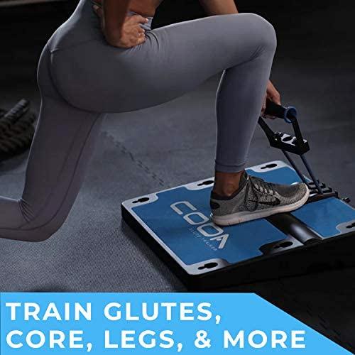 COBA Glute Trainer - Full Home Workout System, Core &amp; Booty Exercise Machine, Resistance Band Full Body Trainer