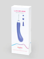 Lovense Hyphy App-Controlled Dual-End High-Frequency Clitoral Vibrator, Purple