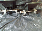 john bean wheel alignment machine, 2 wheel clamps and 2 aligner targets