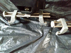 john bean wheel alignment machine, 2 wheel clamps and 2 aligner targets