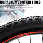 26 Inch Mountain Bike, 21 Speed Bicycle with Full Suspension, Adult Road Offroad City Bike, Full Suspension MTB Cycling Road Racing with Anti-Slip Double Disc Brake for Men Women [US in Stock]