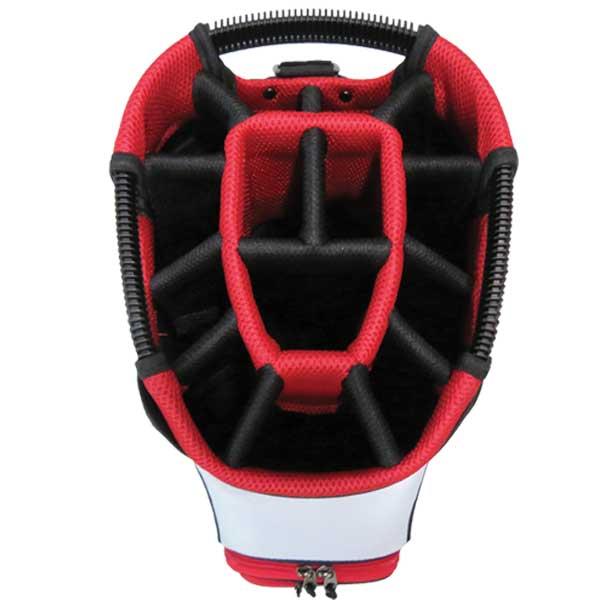 HotZ 4.0 Cart Bag *Black/Red/White* Golf