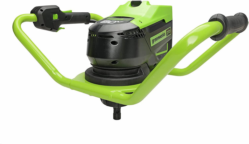 greenworks pro 80v brushless (58cc gas equivalent) earth auger / post hole digger - auger bit and battery / charger sold separately