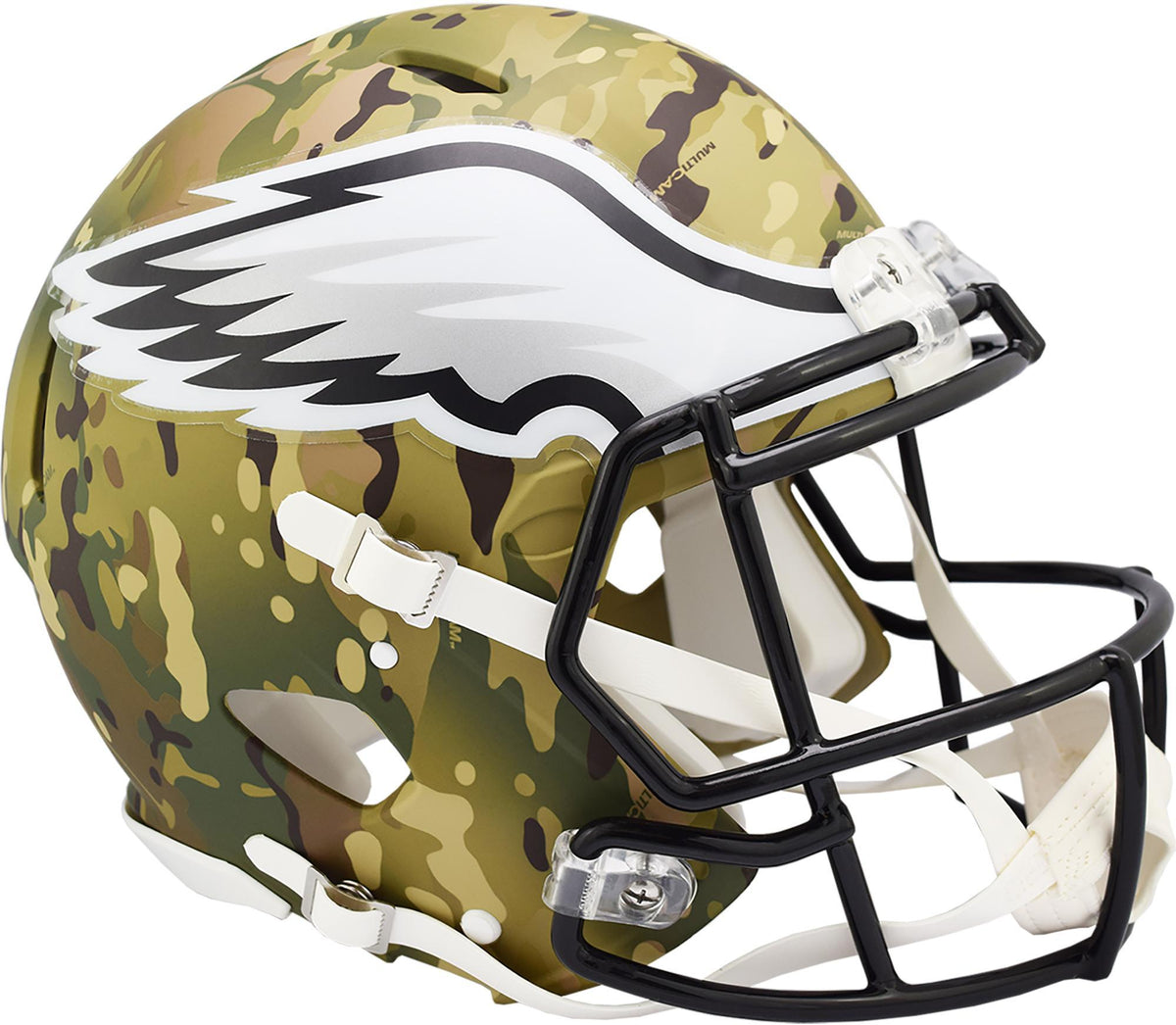 Riddell Philadelphia Eagles Camo Alternate Revolution Speed Authentic Football Helmet