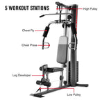 Weider XRS 50 Home Gym with 112 Lb. Vinyl Weight Stack