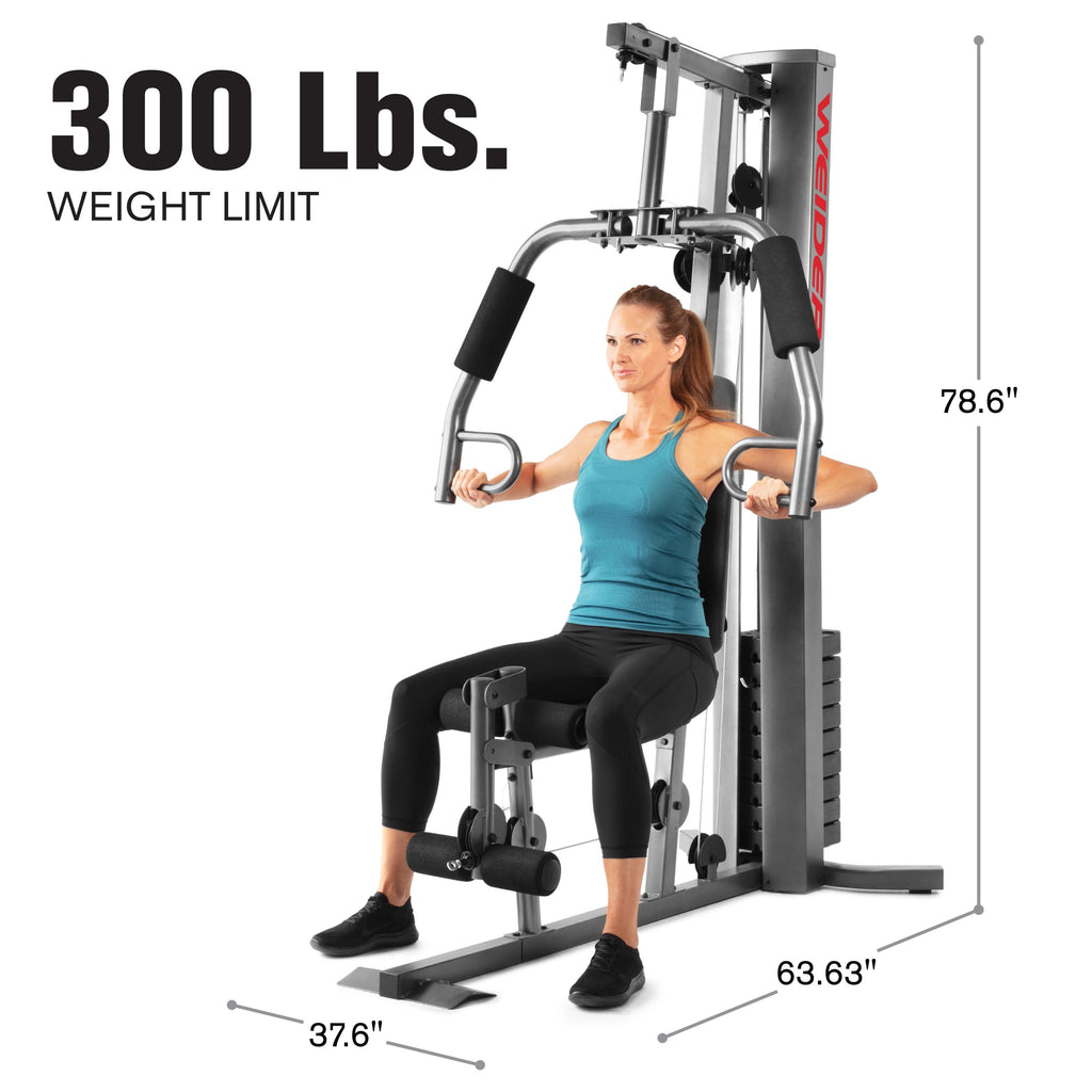 Weider XRS 50 Home Gym with 112 Lb. Vinyl Weight Stack