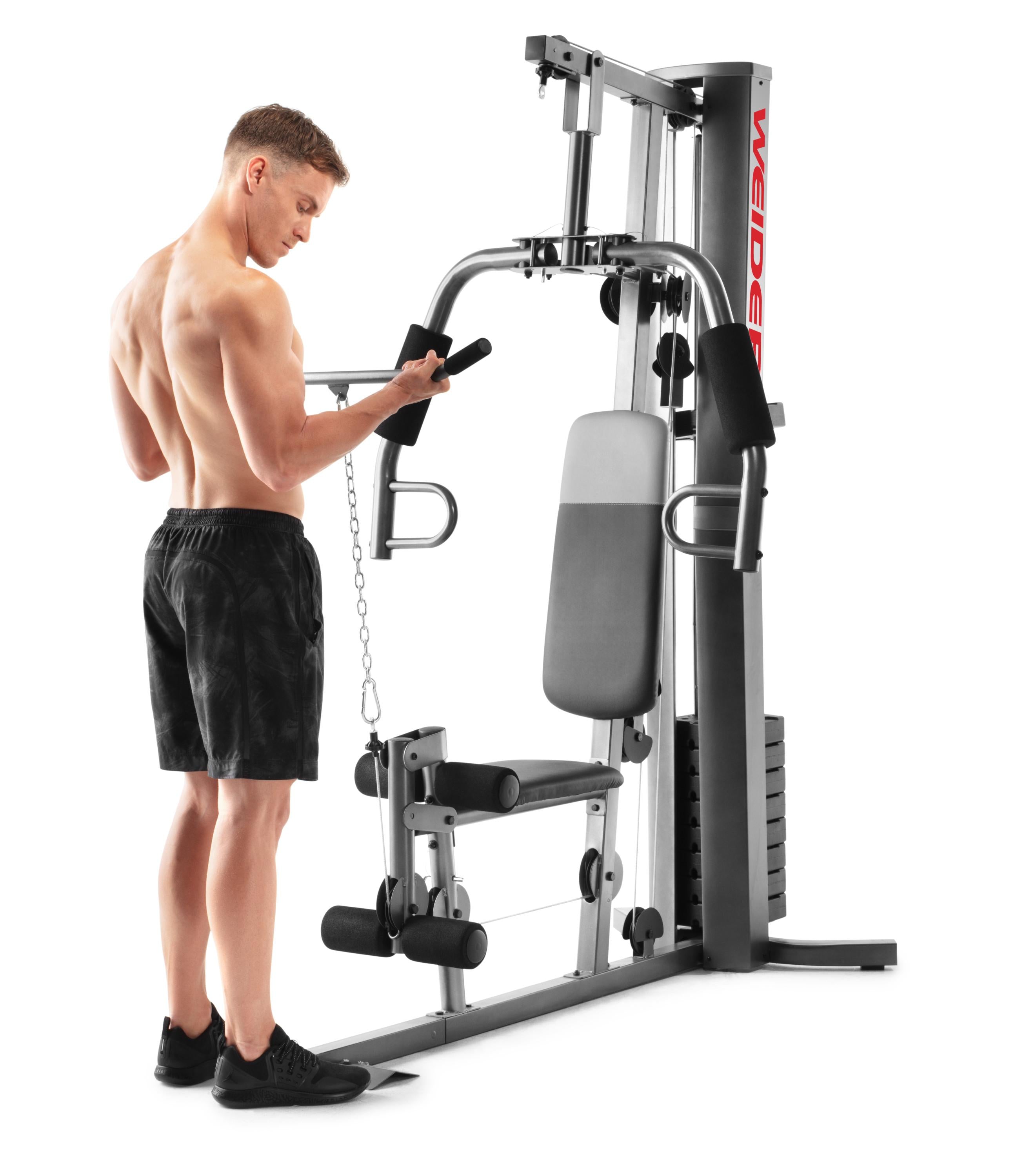 Weider XRS 50 Home Gym with 112 Lb. Vinyl Weight Stack