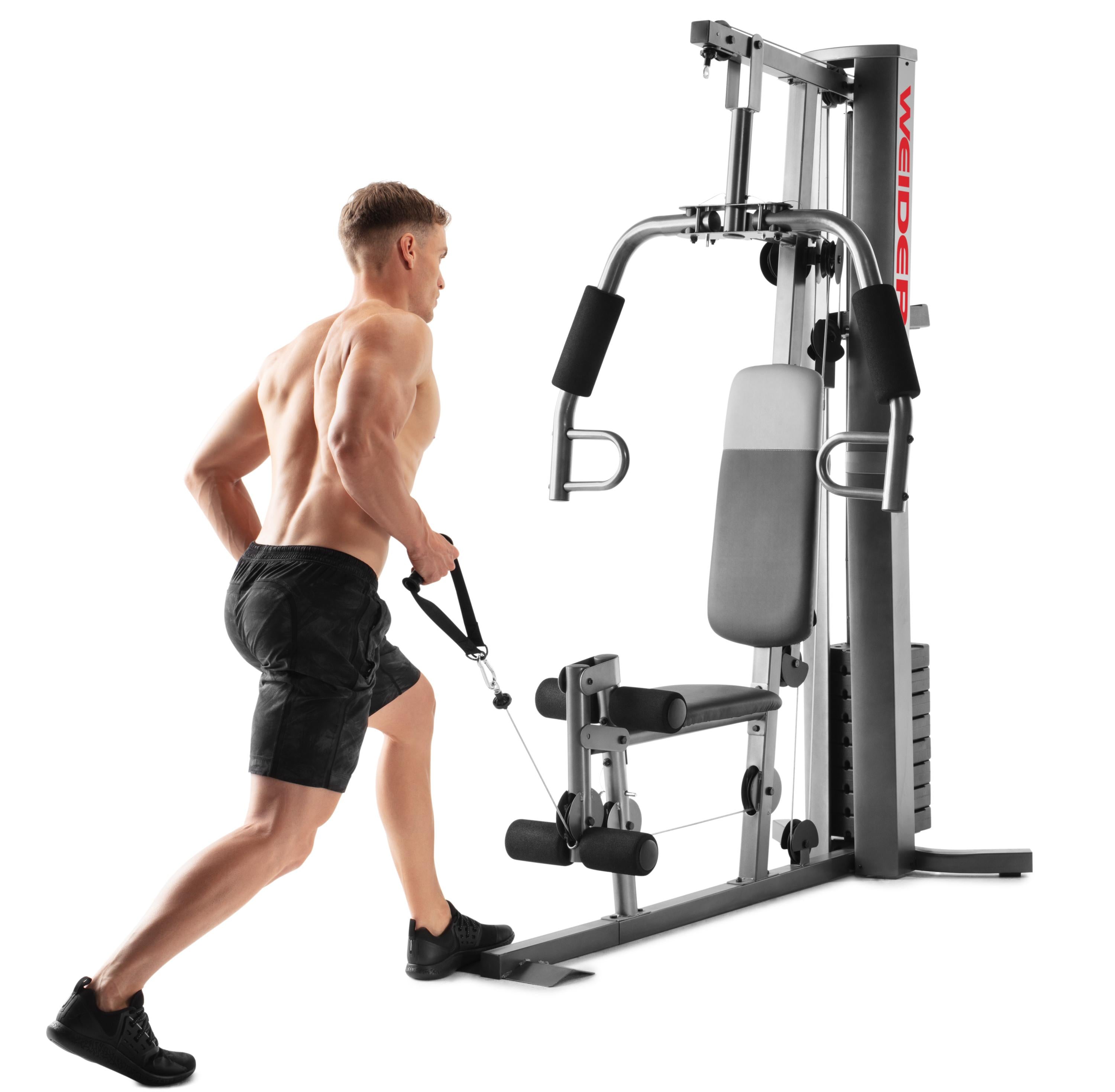 Weider XRS 50 Home Gym with 112 Lb. Vinyl Weight Stack