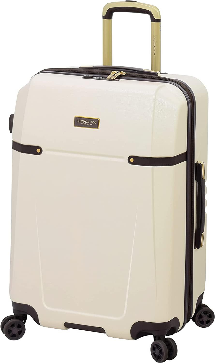 Brentwood II 25" Expandable HARDSIDE Spinner, Cream, Inch