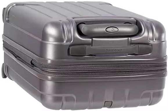 Near Spinner 57/20 exp Unisex Small Silver Polypropylene Luggage Bag TSA Approved AY8055001