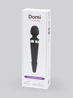 Lovense Domi 2 App Controlled Rechargeable Mini Wand Vibrator, Black