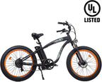 UL Certified - Powerful Bike Fat Tire Electric Bicycle 26" Aluminium Frame Suspension Fork Beach Snow Mountain Electric Bicycle 750W Motor 48V/13AH Ebike Removable Lithium Battery