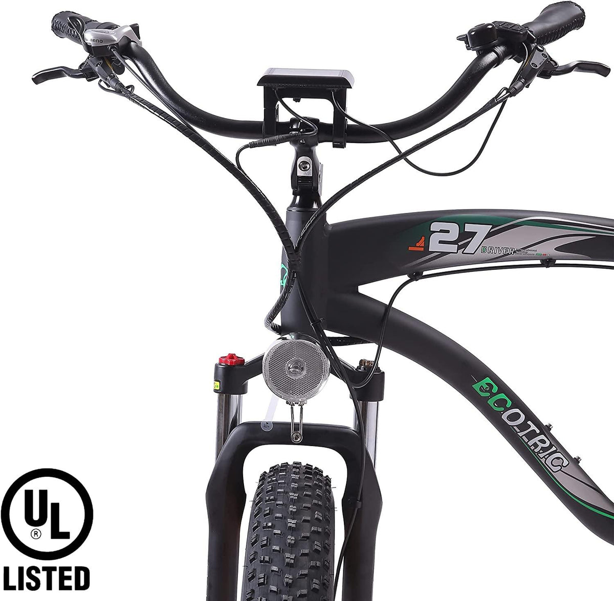 UL Certified - Powerful Bike Fat Tire Electric Bicycle 26" Aluminium Frame Suspension Fork Beach Snow Mountain Electric Bicycle 750W Motor 48V/13AH Ebike Removable Lithium Battery