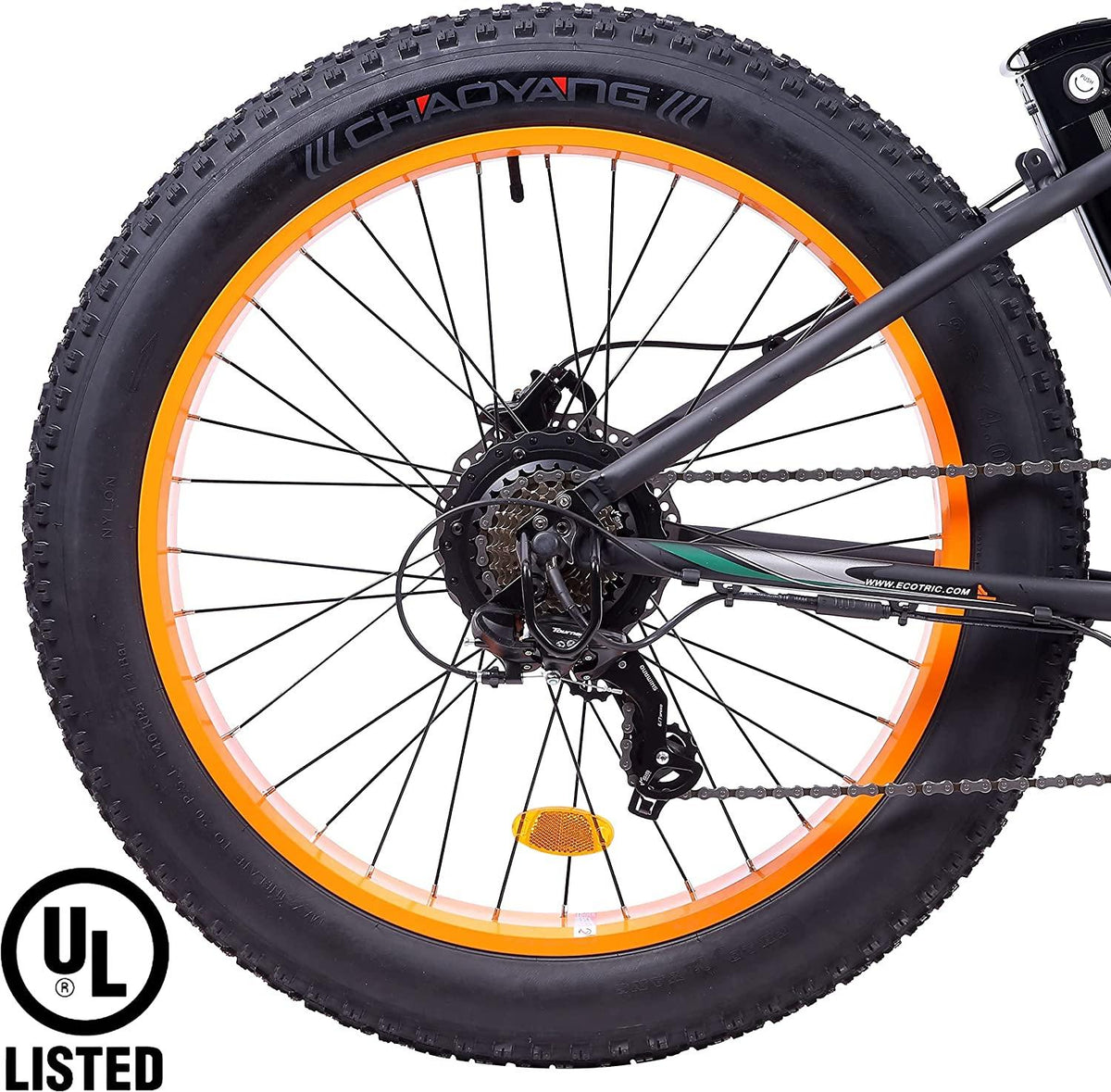UL Certified - Powerful Bike Fat Tire Electric Bicycle 26" Aluminium Frame Suspension Fork Beach Snow Mountain Electric Bicycle 750W Motor 48V/13AH Ebike Removable Lithium Battery