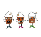 3 Piece Ghastly Treat Buckets (Set of 3) Halloween Holiday Party Decoration