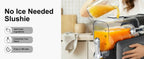 Slushie Machine for Home - 88oz Frozen Drink Maker Slushy Machine, 2-In-1 Soft Ice Cream Maker, 6 Preset Programs| Slushie, Cocktails, Frappés, Ice Cream, Smoothies, Milkshakes (Screen Version）