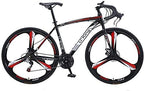 Road Bike 700C Wheels Racing Bicycle with 21 Speed  Derailleur, Dual Disc Brake, Lightweight Outdoor Cycling for Men, Women, Adults