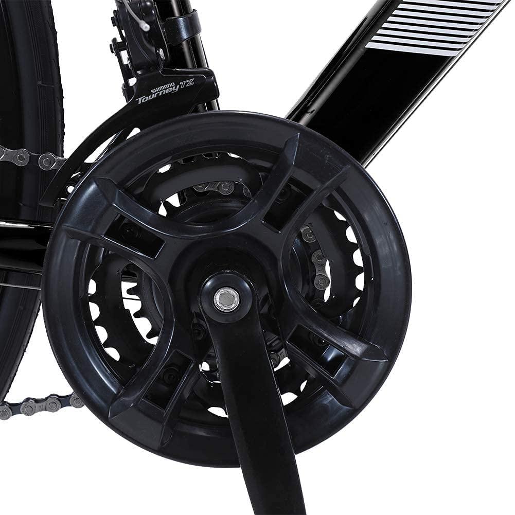 Road Bike 700C Wheels Racing Bicycle with 21 Speed  Derailleur, Dual Disc Brake, Lightweight Outdoor Cycling for Men, Women, Adults