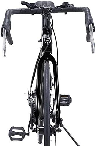 Road Bike 700C Wheels Racing Bicycle with 21 Speed  Derailleur, Dual Disc Brake, Lightweight Outdoor Cycling for Men, Women, Adults