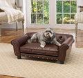 Enchanted Home Pet Brown Brisbane Tufted Pet Bed