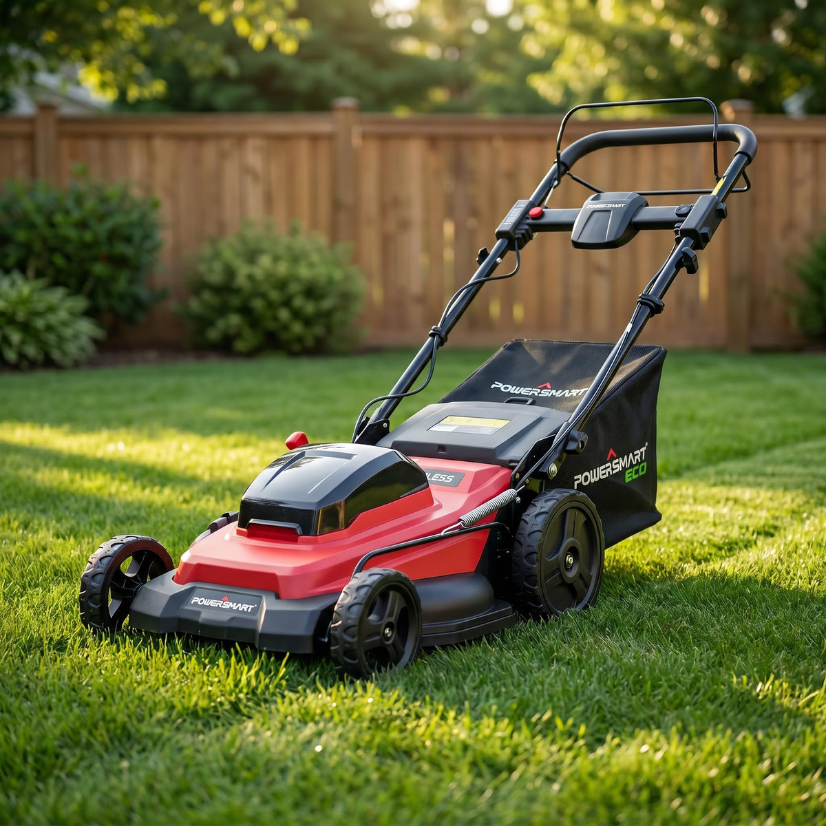 20" Self Propelled Cordless Lawn Mower,40V 2x4.0 Ah Battery Lawn Mower with Dual Battery Slots &amp; Steel Deck, 3-in-1 Walk-Behind Mower (Bagging/Mulching), Space Saving Foldable