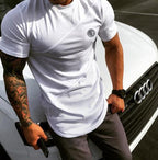Men's Bodybuilding Short Sleeve Fitness T-shirt