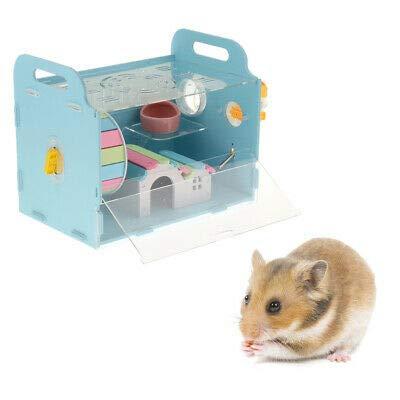 FidgetKute Acrylic Hamster CaGuinea Pig Chinchilla Ferret House Small Funny Mice Toy Show One Size