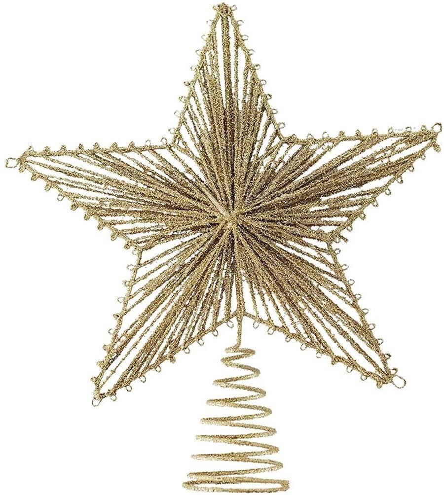 Golden Five-Pointed Stars Decoration Christmas Decoration Party Decorations Assembled Decoration/Kids Gift