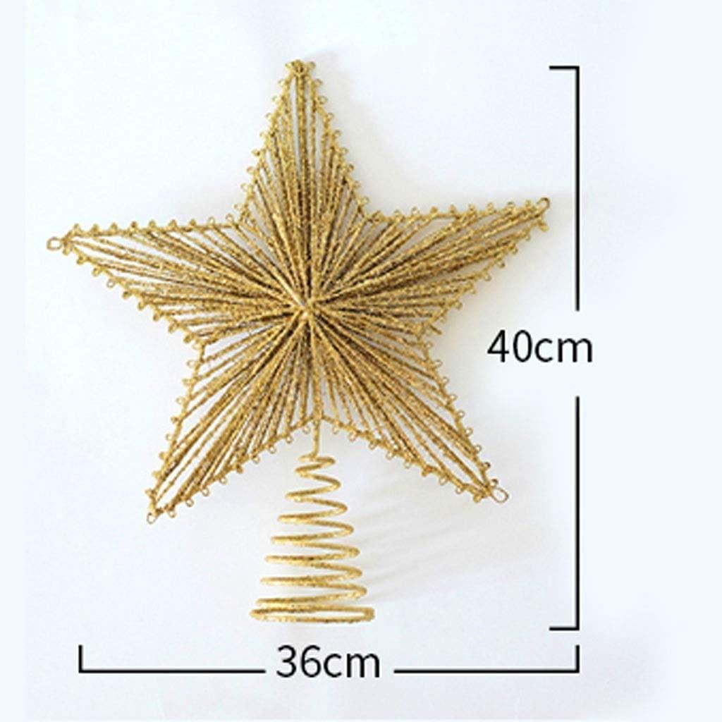 Golden Five-Pointed Stars Decoration Christmas Decoration Party Decorations Assembled Decoration/Kids Gift