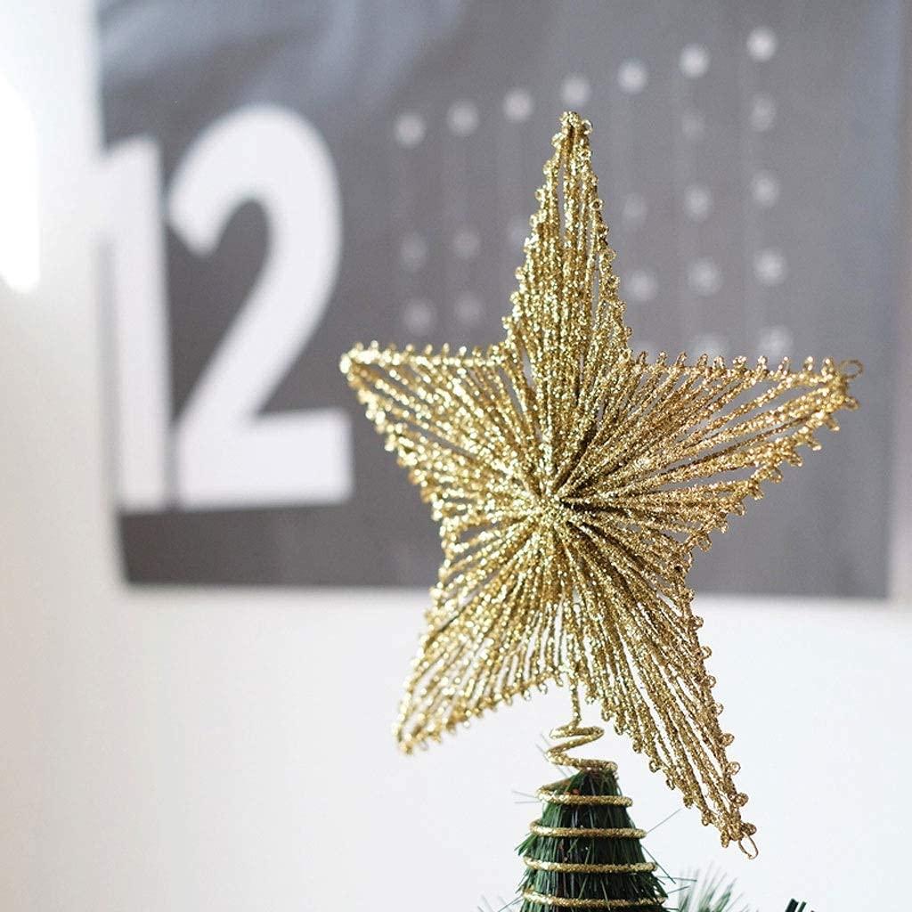 Golden Five-Pointed Stars Decoration Christmas Decoration Party Decorations Assembled Decoration/Kids Gift