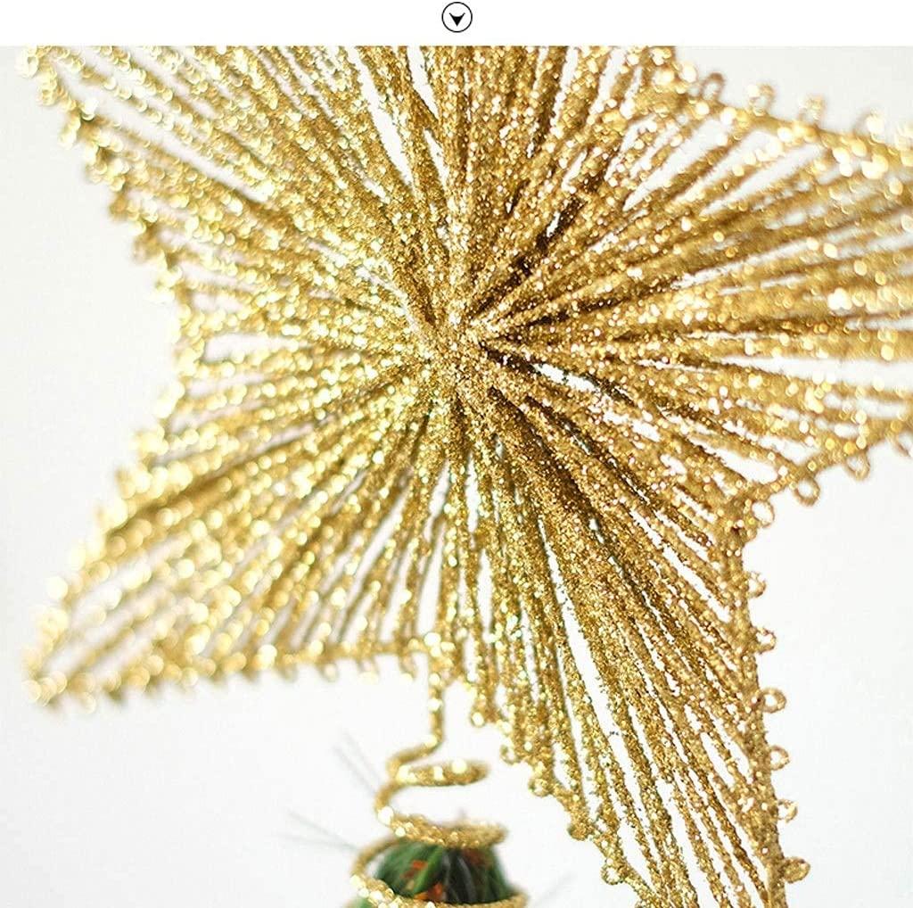Golden Five-Pointed Stars Decoration Christmas Decoration Party Decorations Assembled Decoration/Kids Gift