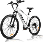 27.5" Electric Bike for Adults,36/48V Electric Bicycle/Mountain Ebike/Commuter Electric Bike 350W with Removable Lithium Battery,Professional 7 Speed Gears,Fat Tire Electric Bike for Women&amp; Men