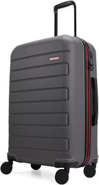 Hardside Spinner, Carry-On, Wear-resistant, scratch-resistant Suitcase 20''24''28''set Luggage with Wheels (3-piece Set, Grey color)