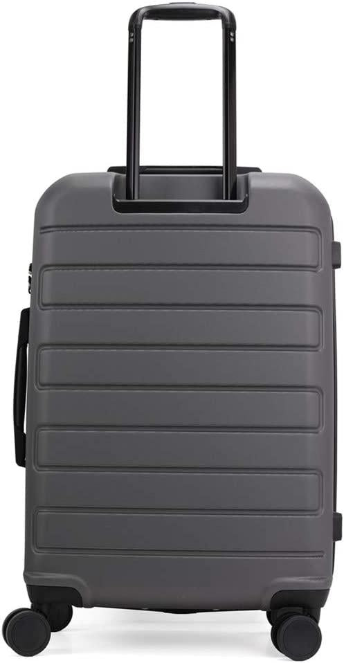 Hardside Spinner, Carry-On, Wear-resistant, scratch-resistant Suitcase 20''24''28''set Luggage with Wheels (3-piece Set, Grey color)