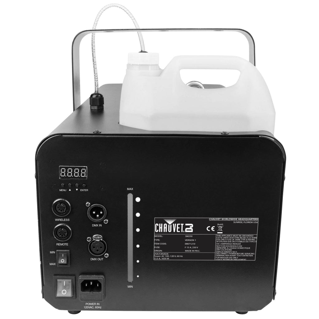 Chauvet DJ Adjustable High Output Snow Machine w/ Wired Timer Remote (2 Pack)