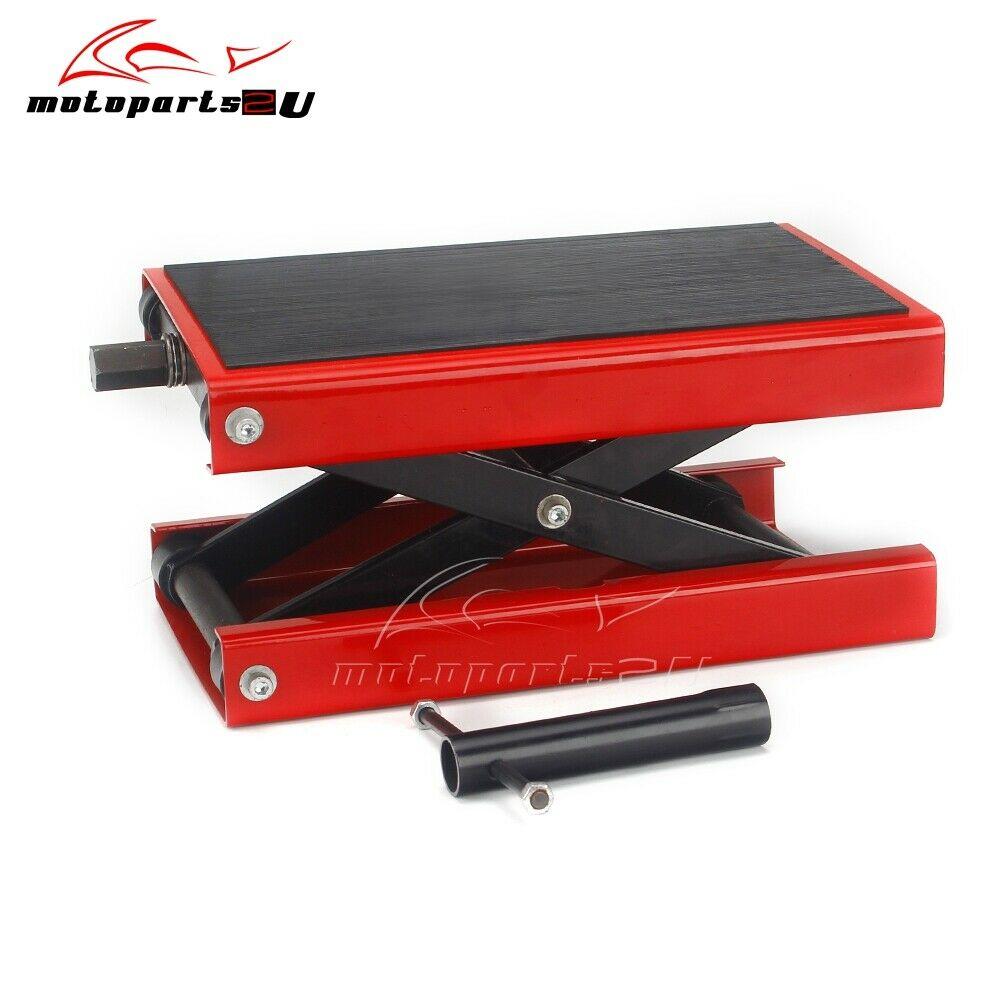 1100LB Center Lift Jack Crank Repair Stand For Motorcycle Dirt Bike ATV Cruisers