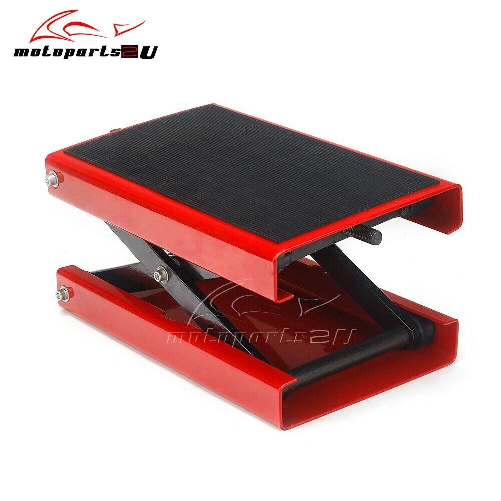 1100LB Center Lift Jack Crank Repair Stand For Motorcycle Dirt Bike ATV Cruisers