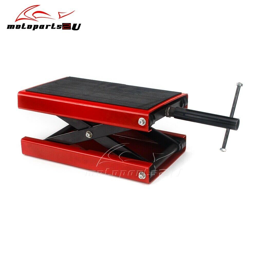1100LB Center Lift Jack Crank Repair Stand For Motorcycle Dirt Bike ATV Cruisers