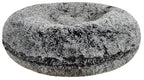 Bessie and Barnie Signature Midnight Frost Luxury Shag Extra Plush  Fur Bagel Pet/Dog Bed (Multiple Sizes)