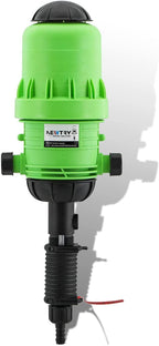 newtry 0.4%-4% fertilizer injector for drip irrigation adjustable water powered dosing pump 3/4" npt