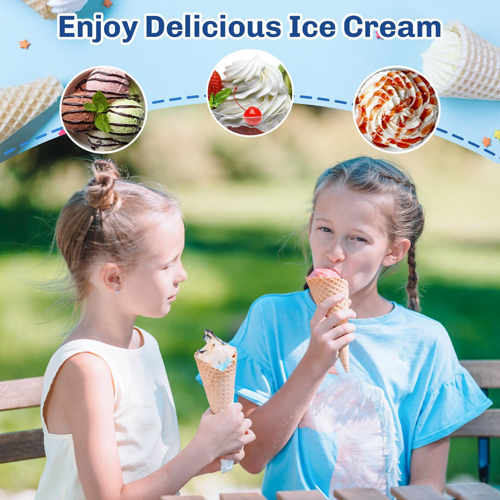 Ice Cream Maker Attachment for  Stand Mixers, Ice Cream Maker Machine Compatible with 4.5QT and Larger  Mixers, 2-Quart Capacity, Sorbet and Gelato Maker Accessory by