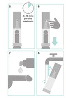Lovehoney Health Penis Pump and Ring Set, Grey