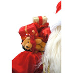 28 in. Christmas Animated Santa Claus in Sleigh with Music, Lights and Motion