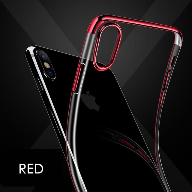 Luxury Silicone Soft Back Phone Cases for iphone