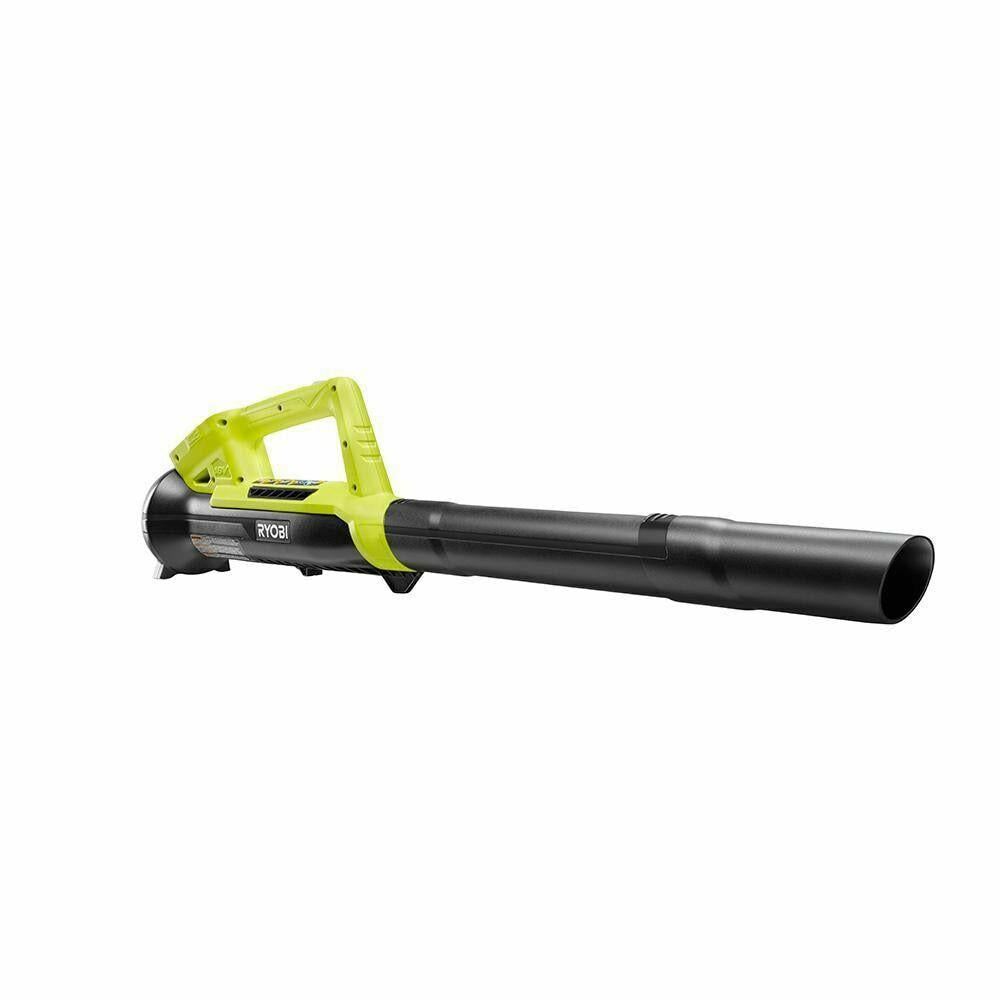 RYOBI Manual Push Lawn Mower 13 in. 18V Lithium Ion Bagger ABS Battery/Charger