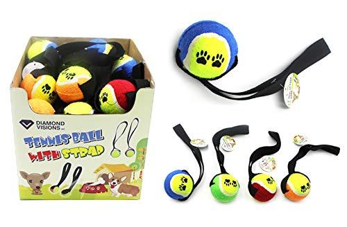 DollarItemDirect Tennis Ball with Strap, Case of 144